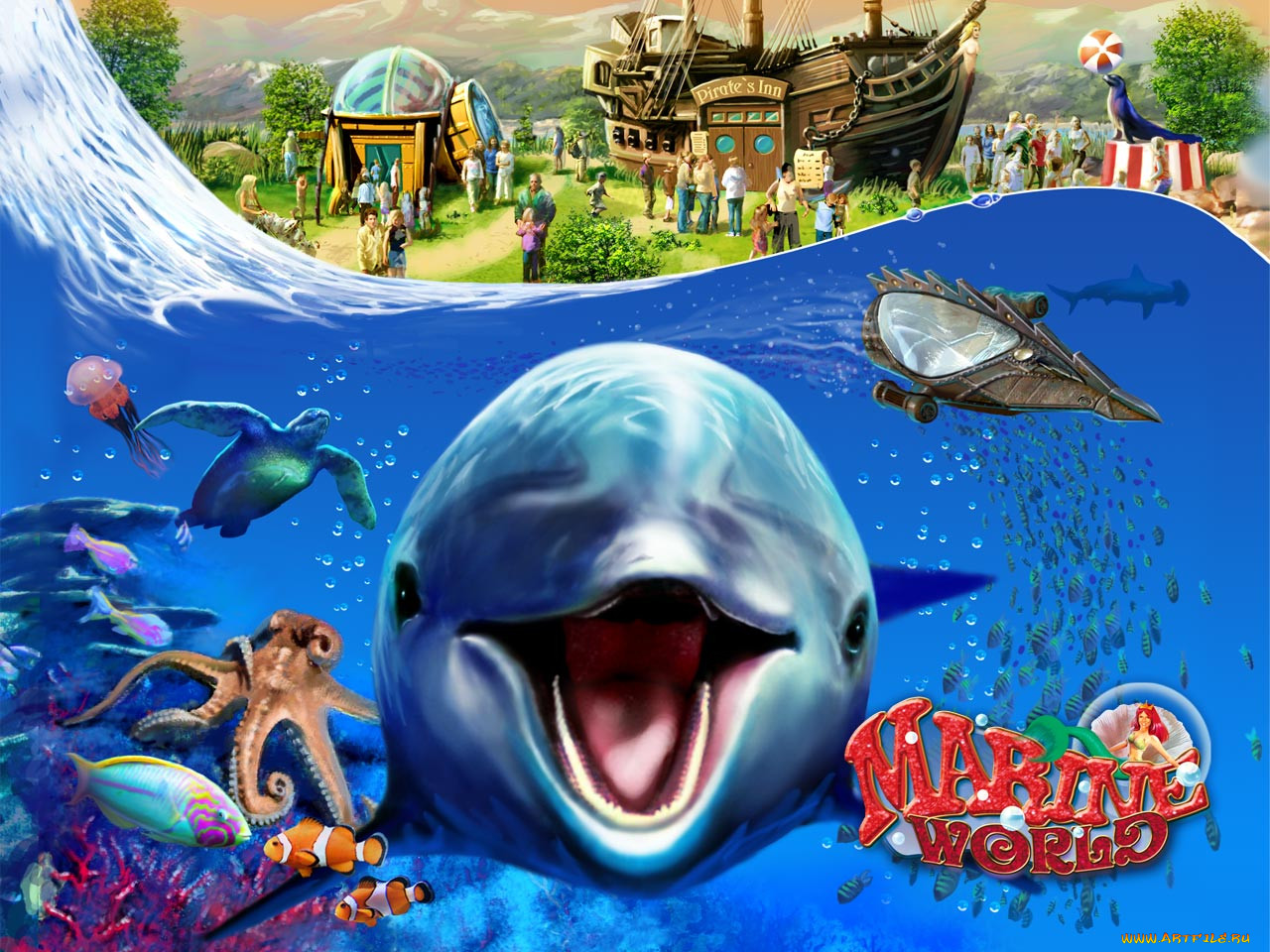 wildlife, park, marine, world, , 